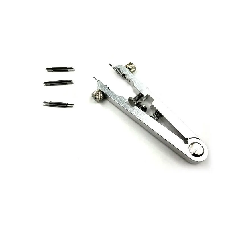 Kit di strumenti di riparazione Pinza barra a molla Strumento di rimozione standard orologi Pinze braccialetti cinturini ToolRepair253J