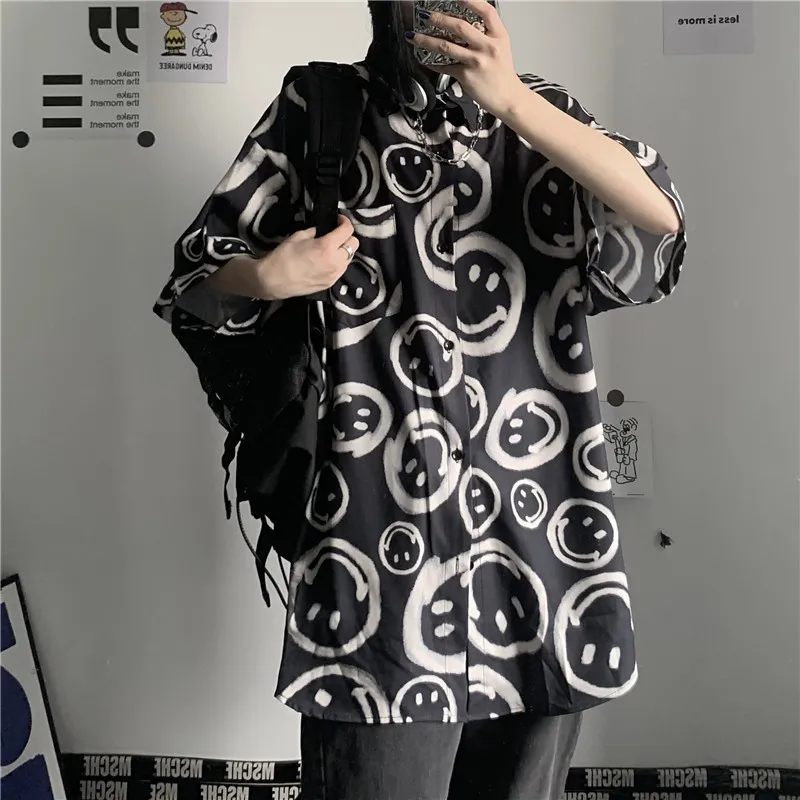 HOUZHOU Goth Shirt Frauen Vintage Gothic Oversize Sommer Mode Schwarz Kurze Halbe Hülse Harajuku Bluse Weibliche Tropfen 220725