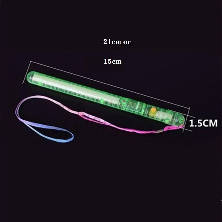 Мигающая палочка LED Glow Light Up Stick Красочные светящиеся палочки Концертная вечеринка Атмосфера Реквизит Сувениры Рождественские поставки T2G50605204763