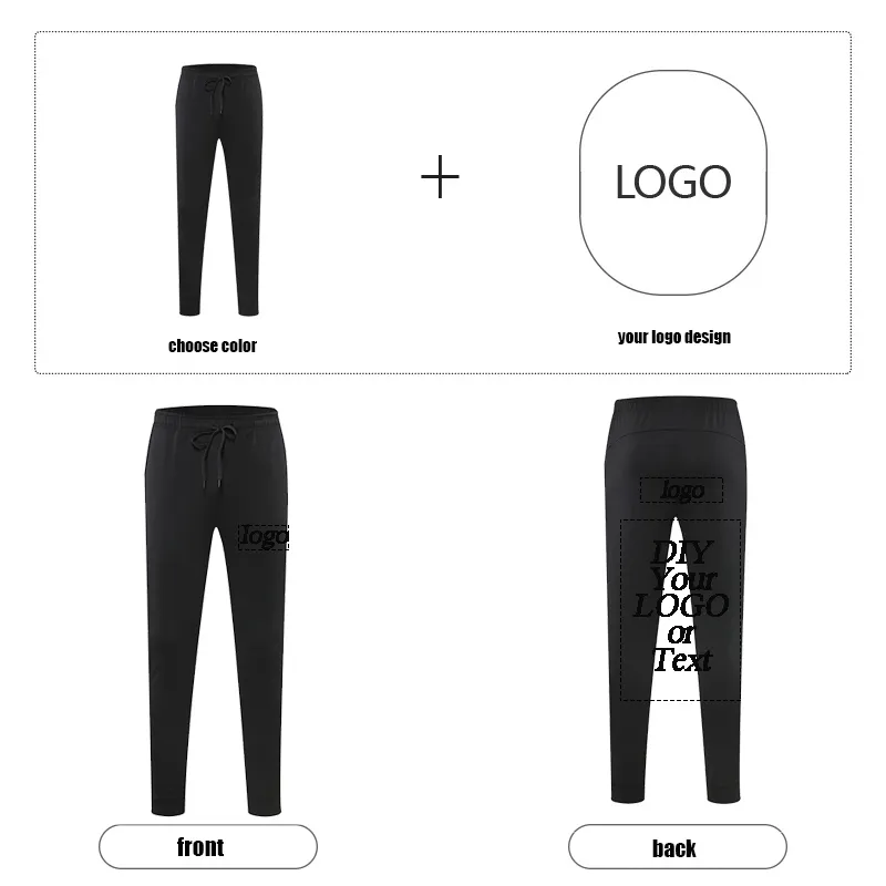 Diy personnalisé pantalons de survêtement femmes Baggy noir femmes pantalons de sport Joggers jambe large Streetwear taille haute femme 220713