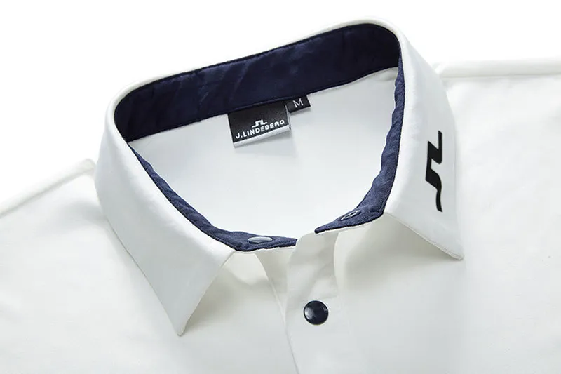 Yaz Men Kısa Kollu Golf Tişört Nefes Alabilir JL Spor Giysileri Açık havada eğlence Spor Golf Gömlek S-XXL Seçim Ücretsiz 220623