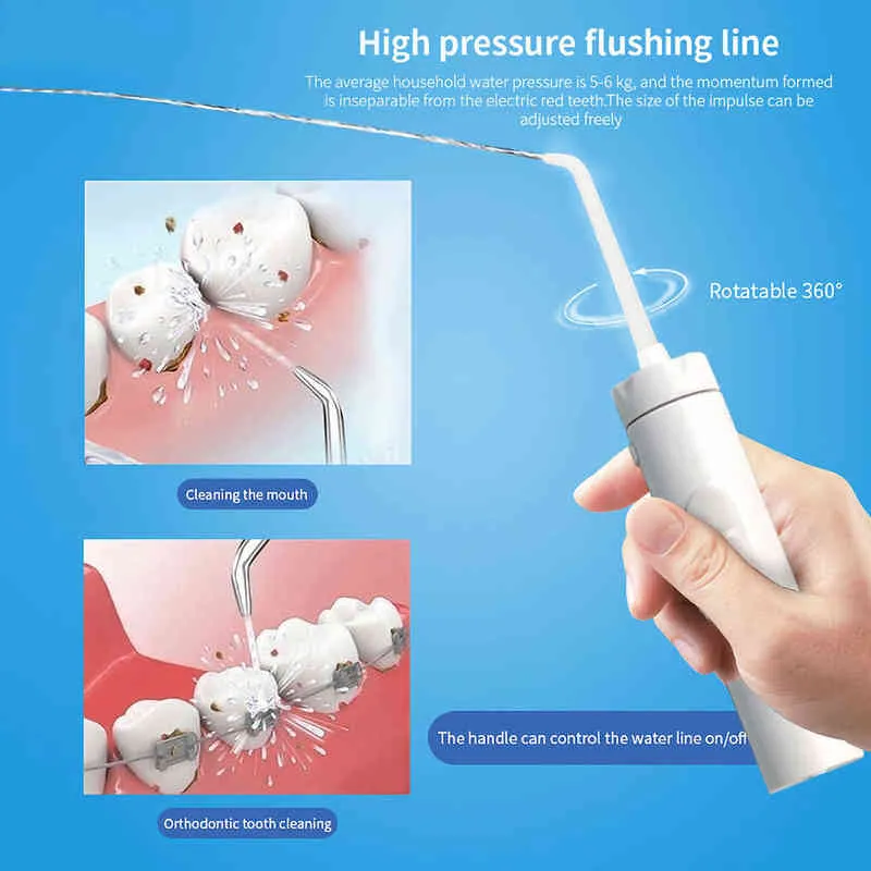 Tackore Faucet Flosser Oral Irrigator SPA Water Jet Pick Dental Irrigation 220510