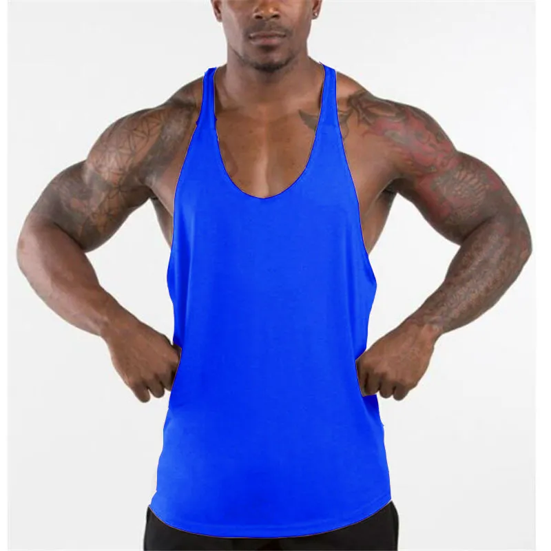 Fitness y geri bekarlar tank üst erkek vücut geliştirme stringer yelek kas tankı seksi egzersiz tişört Camisetas gymnasio hombre 220621