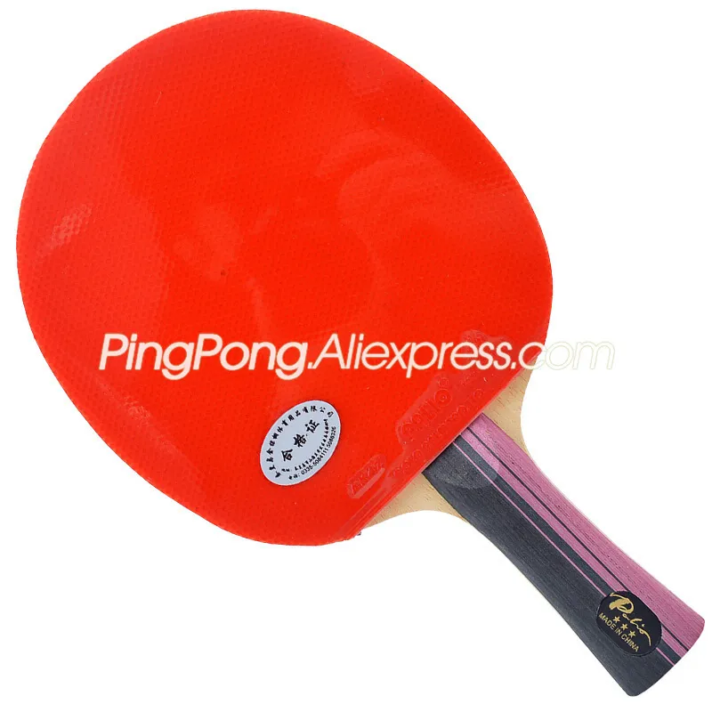 PALIO 3 STAR Raquette de Tennis de Table avec CJ8000 Caoutchouc Éponge Sac de Raquette Original PALIO 3-Star CARBON Ping Pong Bat Paddle 220623