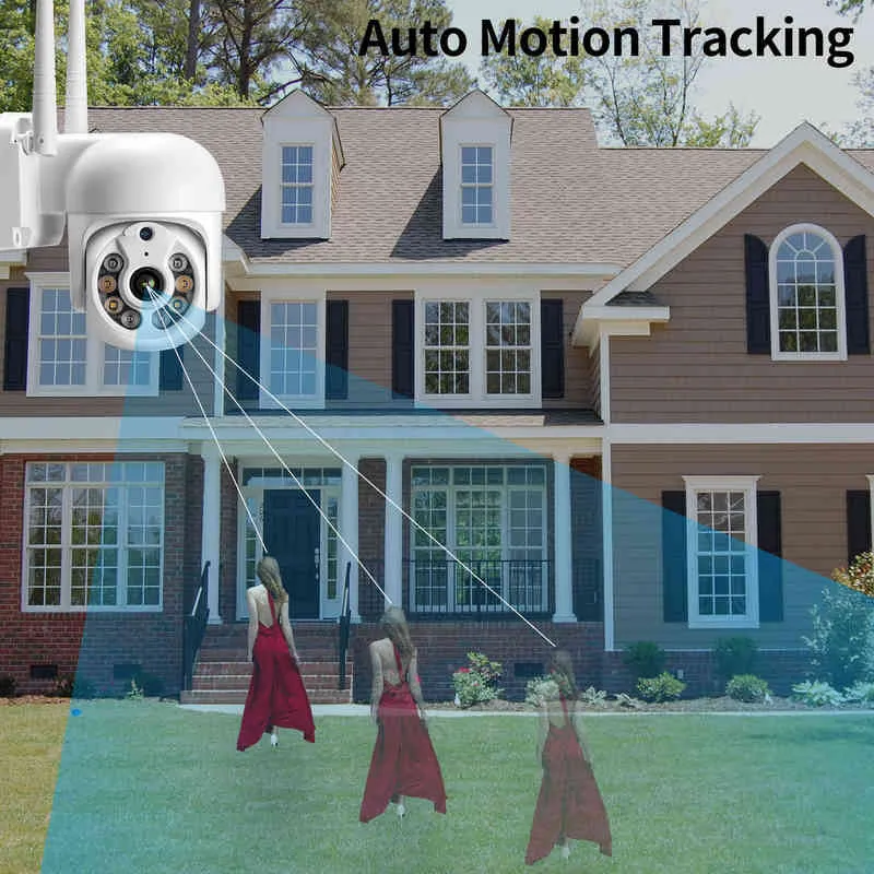 GADINAN 8CH 3MP Human Car Track PTZ bezprzewodowy system CCTV Intercom WiFi IP Security Set P2P NVR Nadzór wideo Zestaw J22056103810