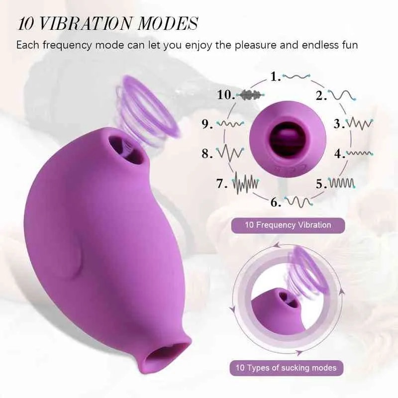 NXY Vibrators Uitstekende Kwaliteit Goedkope Prijer Volwassen Silicagel Zuigen Vibrator Vrouwen 0406