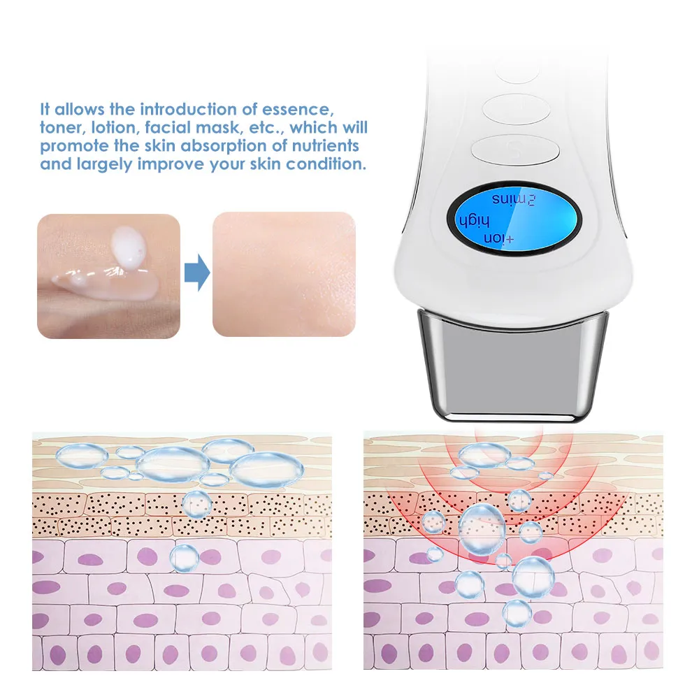 Galvanic Spa Nu porta portatile Elettroporatore della pelle Stringezione della pelle Micro -Currente Microfonante Dispositivo Galvanico Dispositivo Skin Caren1404708
