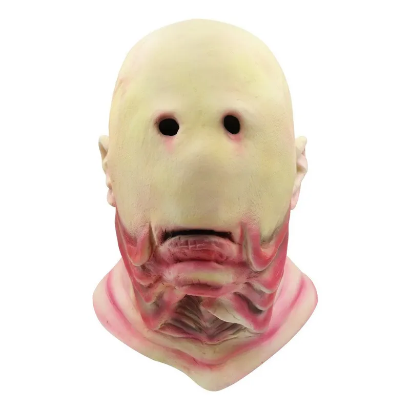 Film Pan039s Labyrinthe Horror homme Pale No Eye Monster Cosplay Latex Masque et Gants Halloween Haunted House Scary accessoires 2207199591103