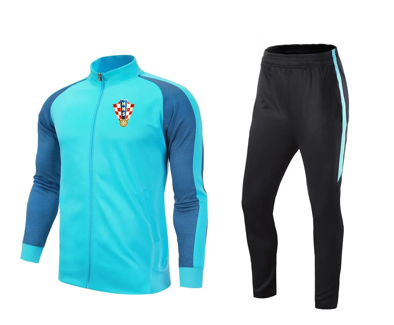 22 Croatie équipe nationale de football adulte veste de survêtement de football hommes costume d'entraînement de football enfants en cours d'exécution ensembles extérieurs kits maison Log245y