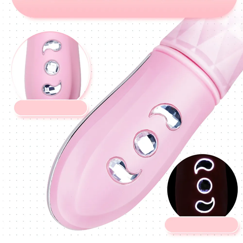 OLO Telescopic Rabbit Vibrator Built-in ball Rotation G spot Dildo Female Masturbation sexy Toys for Woman