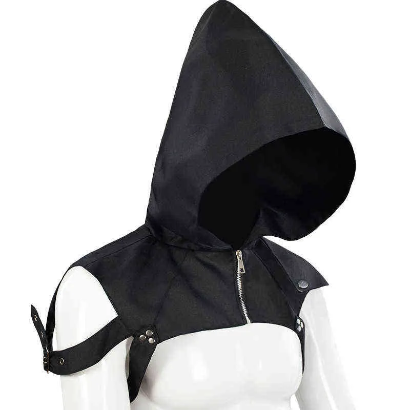 Abrigo Con Capucha Medieval Para Hombre - Estilo Cosplay, De Algodón Y Poliéster, Para Halloween Y Fiestas