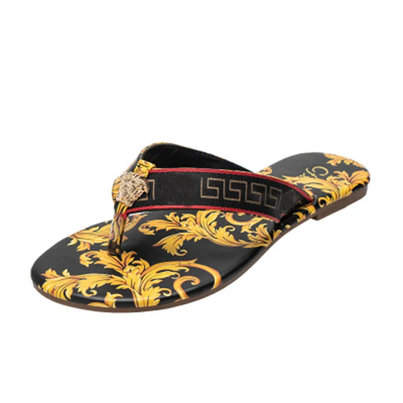 Luxury Desinger Man or Women Shoes Slipper Summer PU Women's Sandal Casual Slides Outdoor Female Flip Flops 220409