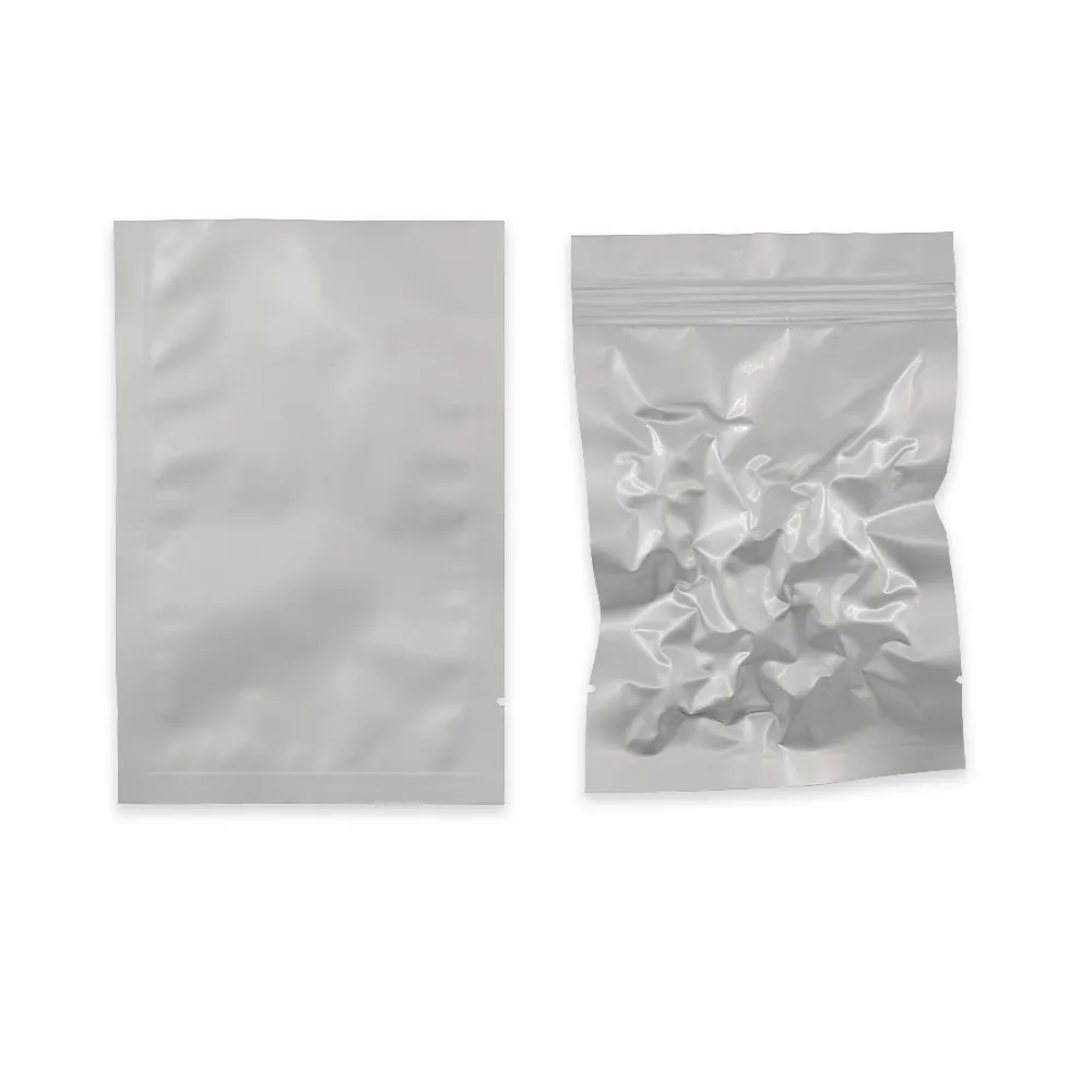 20 bolsas de papel de aluminio de tamaño mediano para almacenamiento de alimentos, bolsas de pastillas en polvo