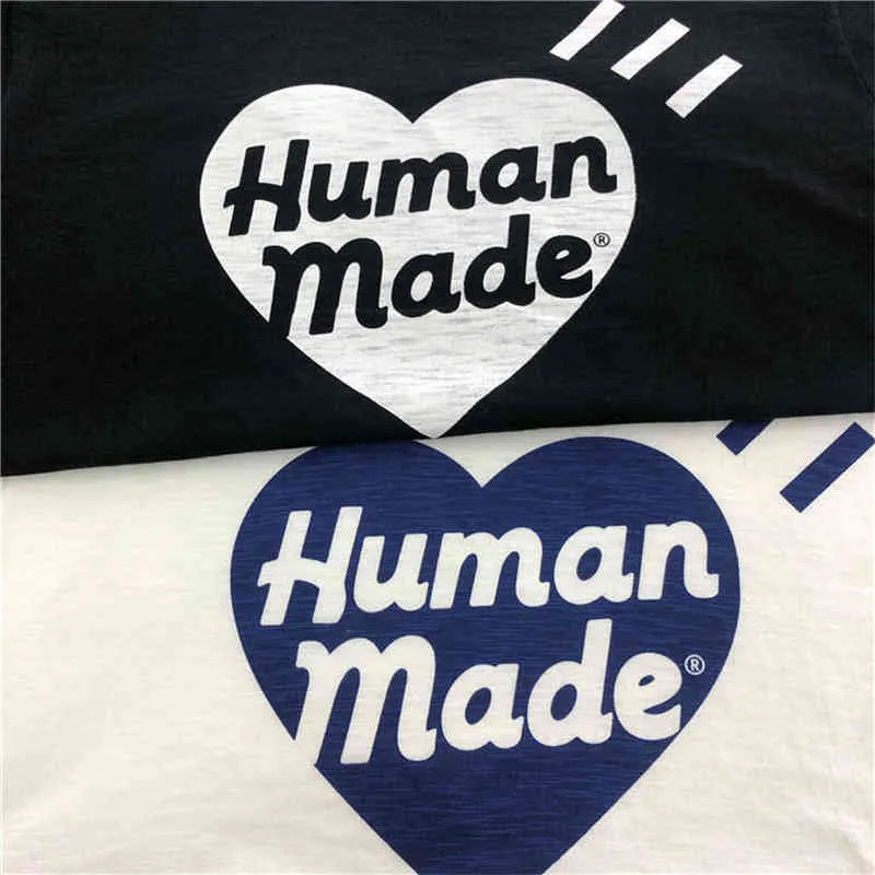 Kalp İnsan Yapımı Kızlar Ağlamıyor T-Shirt 2022ss Erkek Kadın Yüksek Kaliteli Gençler Tee Yaz Topst220721