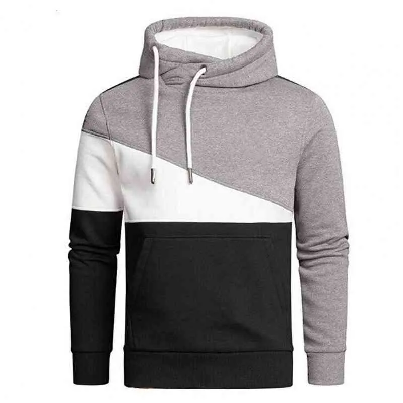 NOWOŚĆ MRES MĘŻCZYZN SWEATERS BLOK BOLOWYCH ROKOLNOTNY AUTNIA Zimowa z kapturem Turtleeck Men Sweater Sweters Streetwear L220730