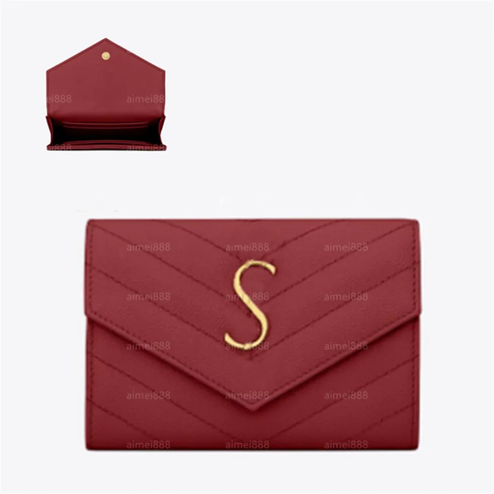 2022 New L Bag Billfold High Quality Women Wallet Men Purs Pones de luxo de luxo de ponta SATALLE DE LUZUGH