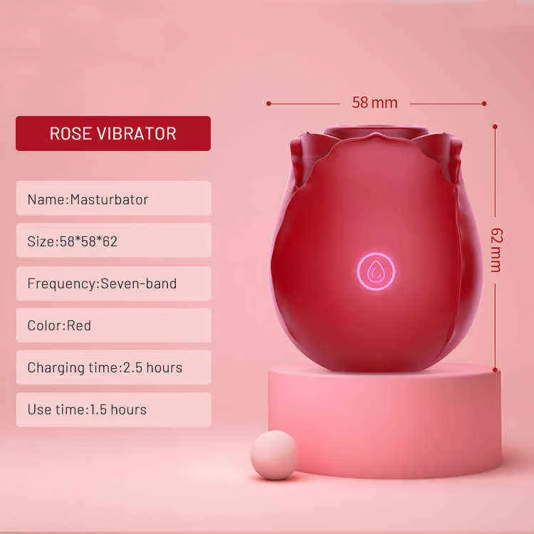 NXY Vibratori Aisin Masturbatore Leccare la lingua Succhiare il clitoride Sucker Stimolatore clitorideo Rosa Rosso Rosa vibrante 0411