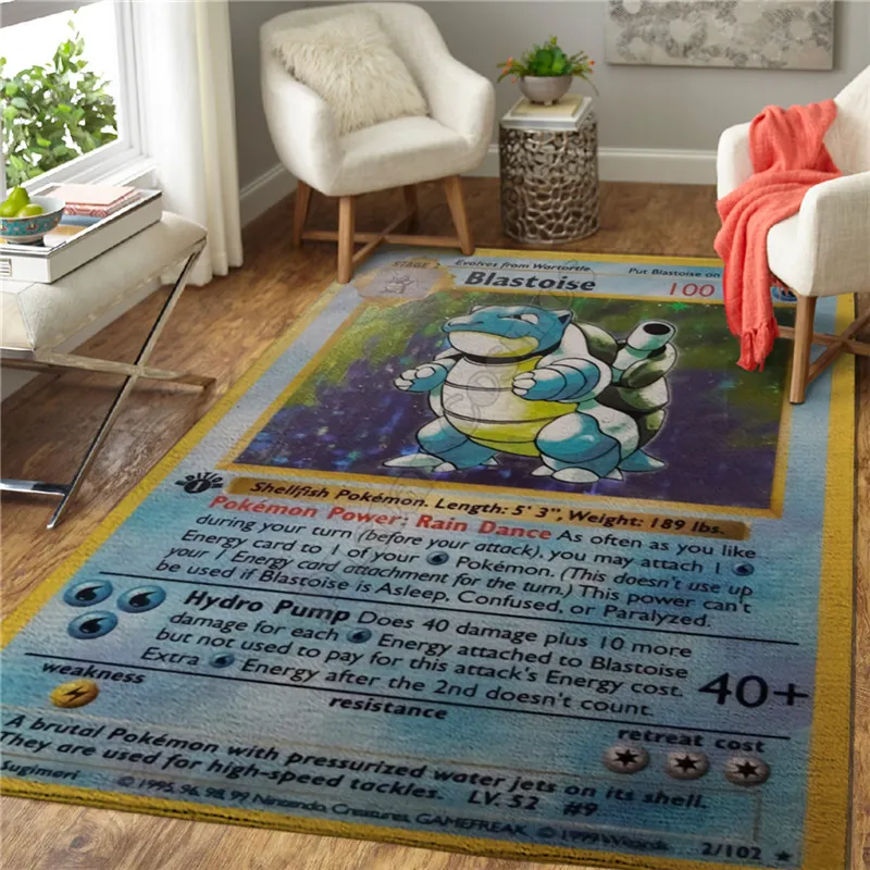 Anime character introduction Area Rug 3D All Over Printed Non-slip Mat Dining Room Living Soft Bedroom Carpet 05 220401