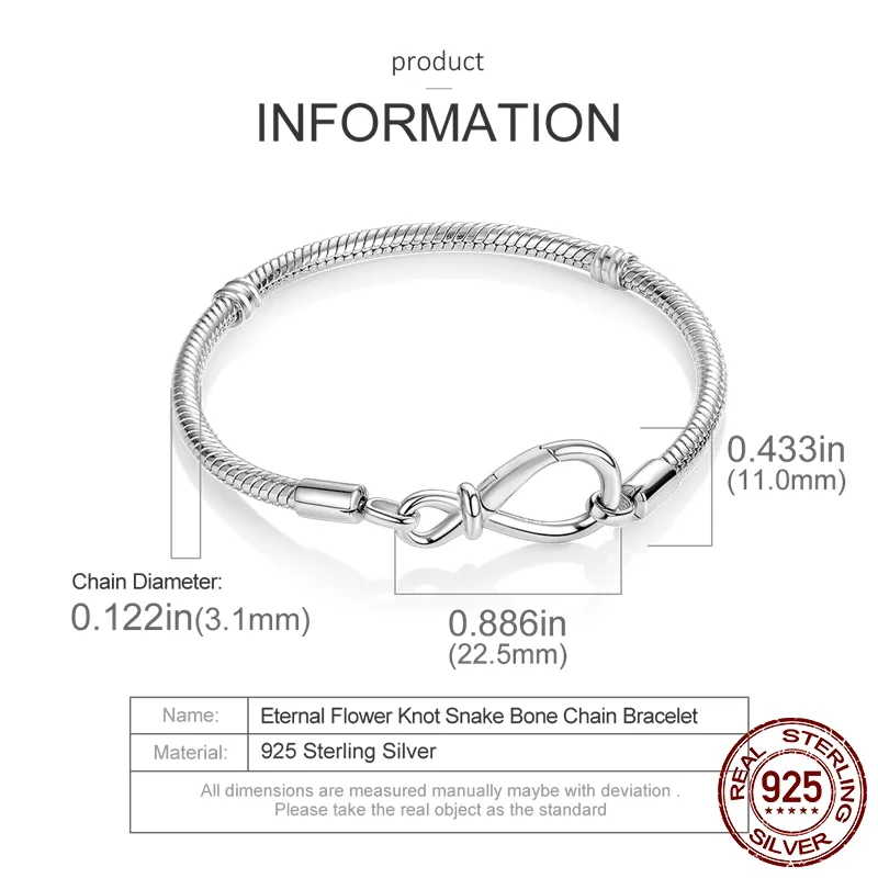 2022 Neue Original-Design-Armbänder aus 925er-Sterlingsilber, funkelndes Schmetterlings-Pfoten-Herz, Schlangenketten-Armband, passend für Charm-Perlen, DIY-Frauen, 333d