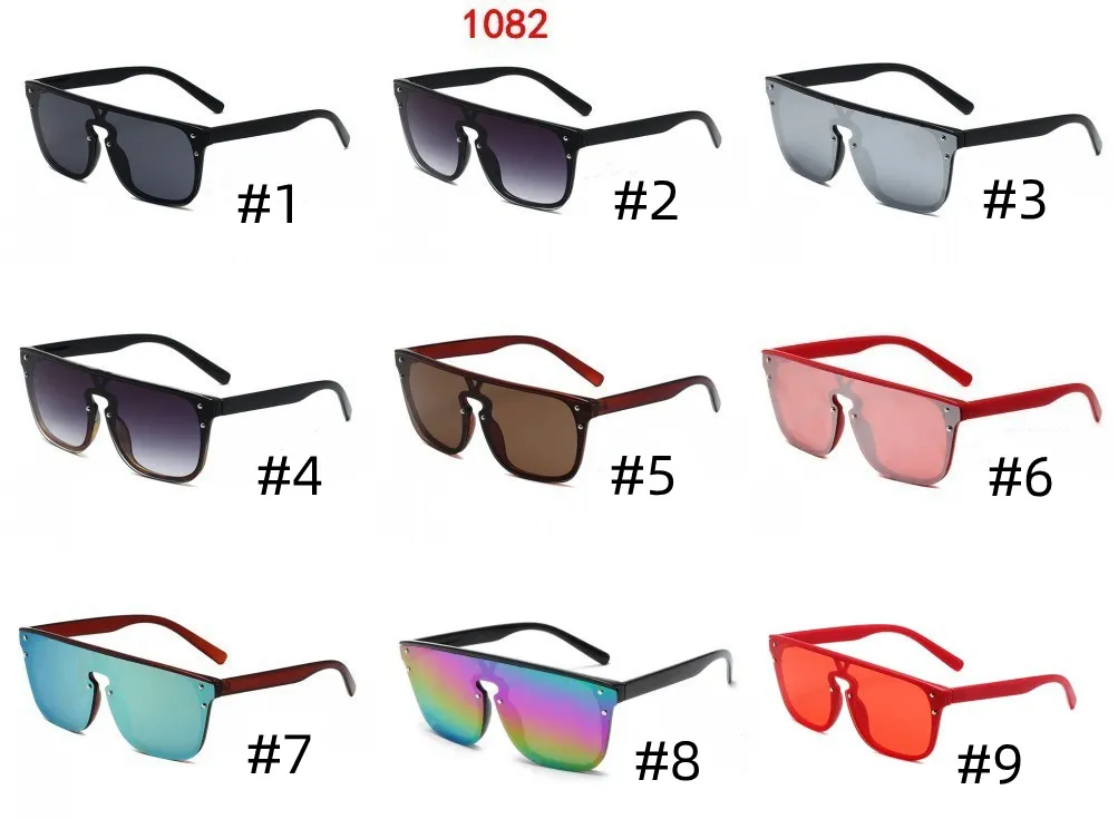 1082 Mężczyźni wysokiej jakości kobiety spolaryzowane soczewki pilotażowe okulary przeciwsłoneczne dla projektanta marki vintage sportowe okulary słoneczne ze skrzynkami i pudełkiem 3120