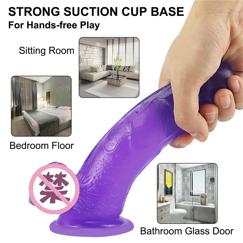 Health Private Multiple Size Fake Penis Cheap sexy Toys for Women Butt Plug Anal Strap On Suction Cup Huge Realistic Dildo