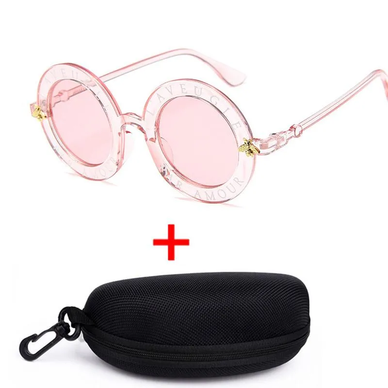 Zonnebril Retro Ronde Vrouwen Designer Bee Frame Cirkel Zonnebril Mode Vrouwelijke Brillen Oculos De SolSunglassesSunglasses271f