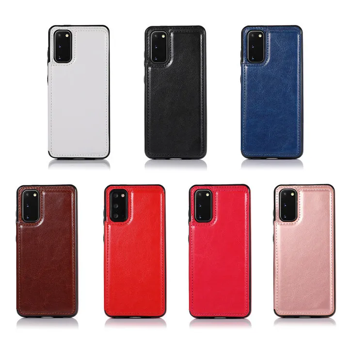 Custodie in pelle PU Premium Samsung Galaxy S20 S10 S9 S8 Plus Ultra S10e S7 Edge Note 10 Pro Slot schede Custodia antiurto magnetica