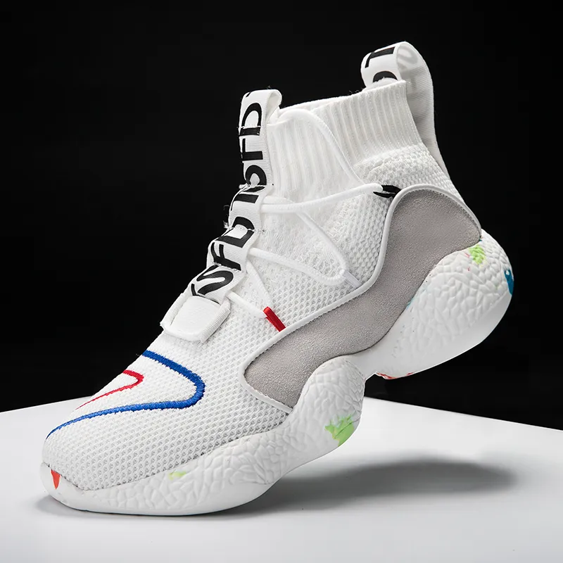 Chaussures de course pour hommes baskets Camo chaussettes baskets chaussures de sport athlétiques femmes respirant Jogging baskets maille Chaussure Homme 220606