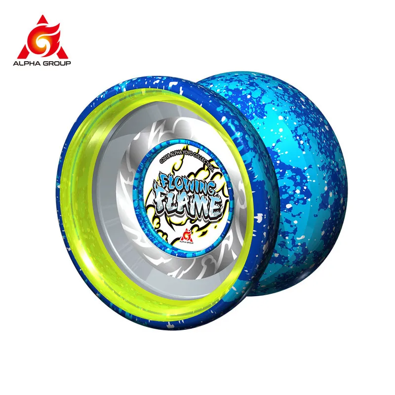 Equipe de Blazing Yoyo Yoyo Votexmasterflowing Flame Series Polyester String Magic Yoyo Funny Professional Kids Toys Gifts For Boys 220826