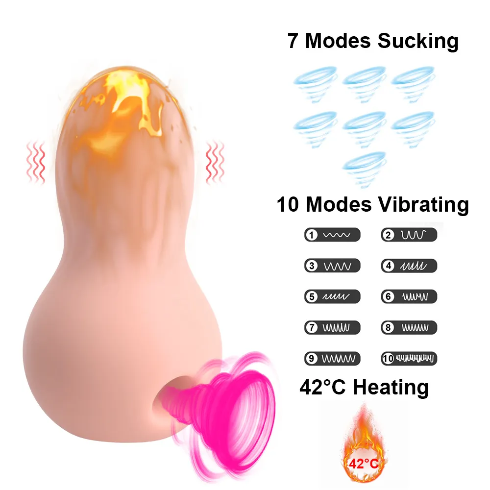 9cm sexyy Peanut Heated Sucking Vibrator For Women Nipple Sucker Clitoris Plug Anal Beads Dildo Female Masturbator Erotic sexy Toy