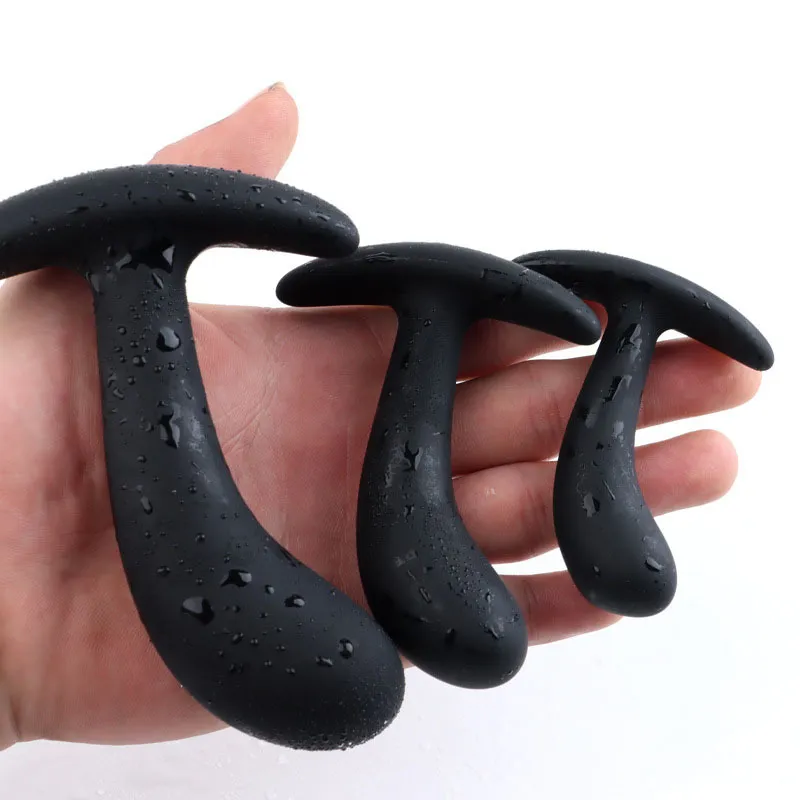 Silikon Anal Plugs Training Set Dildo Sexiga leksaker för kvinna manlig prostata massager rumpa plugg gay män rumpa produkter