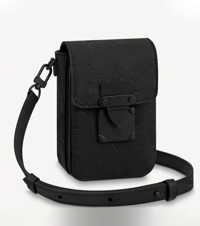 Sacs de soirée M81524 S-Lock Sac de bandoulière de portefeuille de portefeuille portable vertical pour femmes Men Brand Mini Purse avec une chaîne Single 331U