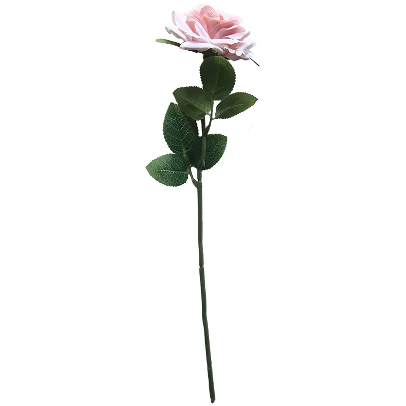 1 pz angolo di simulazione rosa angolo di seta artificiale fiori di rosa decorazione della casa in seta lattice rosa festa di nozze fiori imitazione