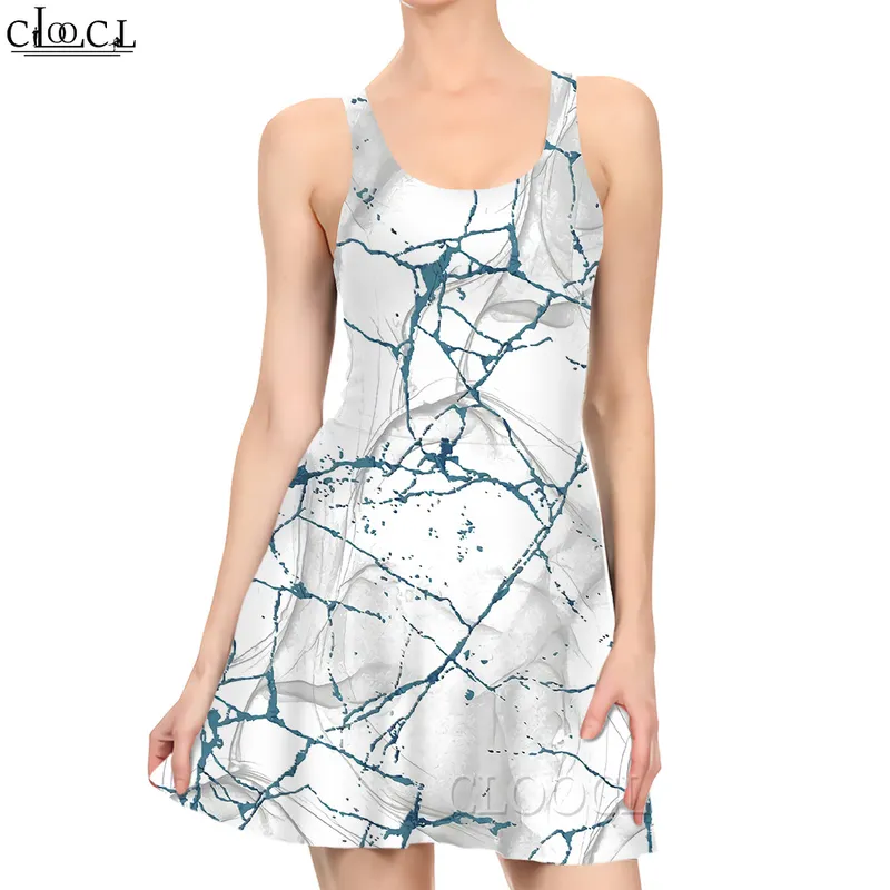 Women Dress Geometric 3D Printed Mini Dress for Fashion Female Casual Sleeveless Dresses Sexy Ladies Mini Sundress 220616