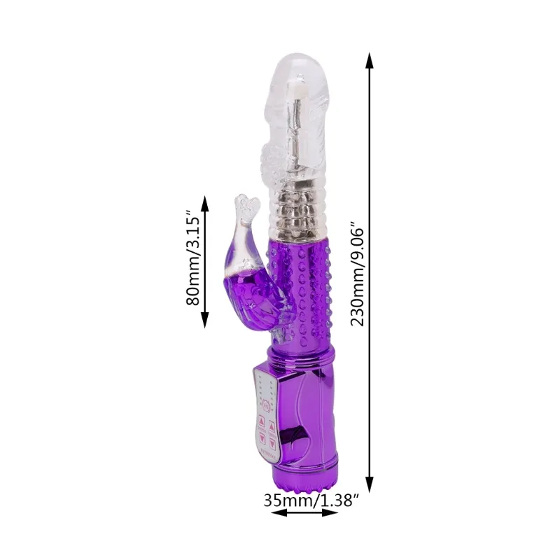 20RF THROSTING DILDO Vibrator G-Spot Multisped Massager Kvinnlig vuxen Sexig leksak