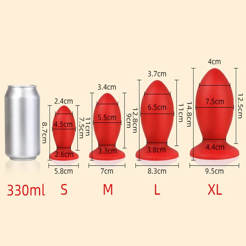 New Liquid Silicone Anal Plug Dildo sexy Toys For Women /Men Fist Buttplug Realistic Butt Adults 18 Anus sexyy Toy