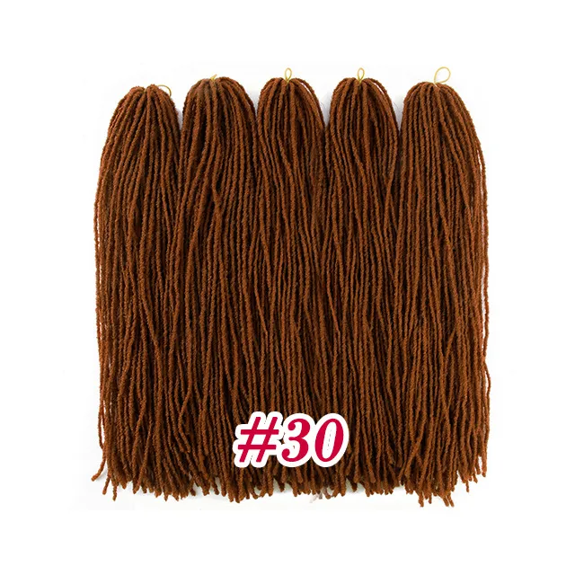 Faux dreadlock haak vlechten haardreadlocks synthetische hair extensions