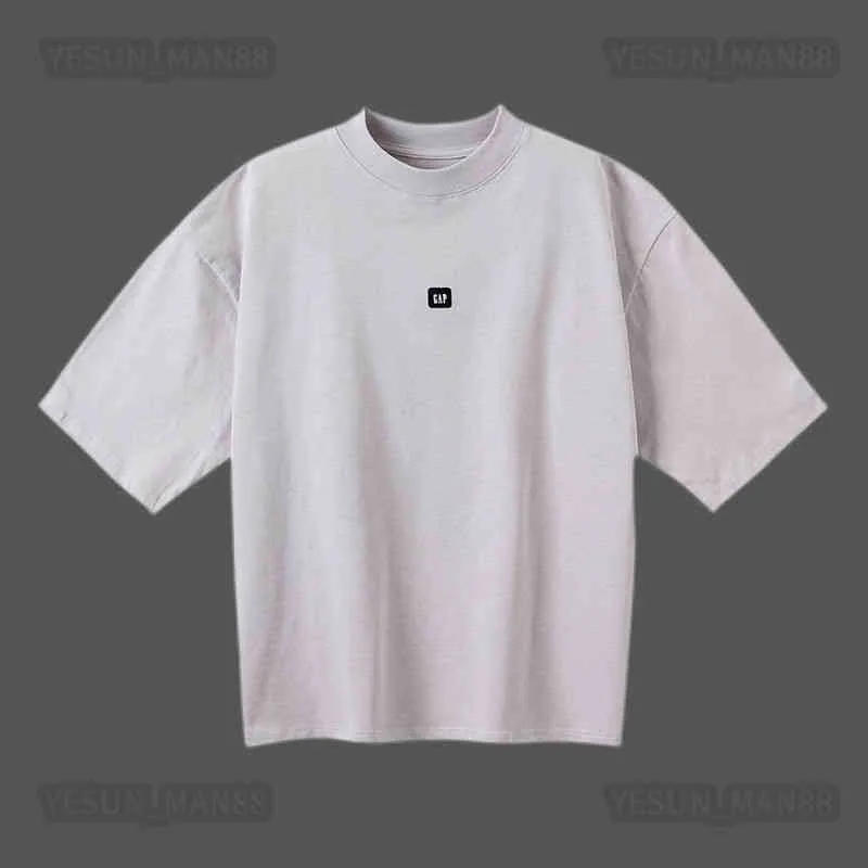 Projektant Kanyes Classic Wests T Shirt Three Party Wspólne pokój dove nadrukowane woda woda krótkie rękawy High Street męskie i damskie TEES 474