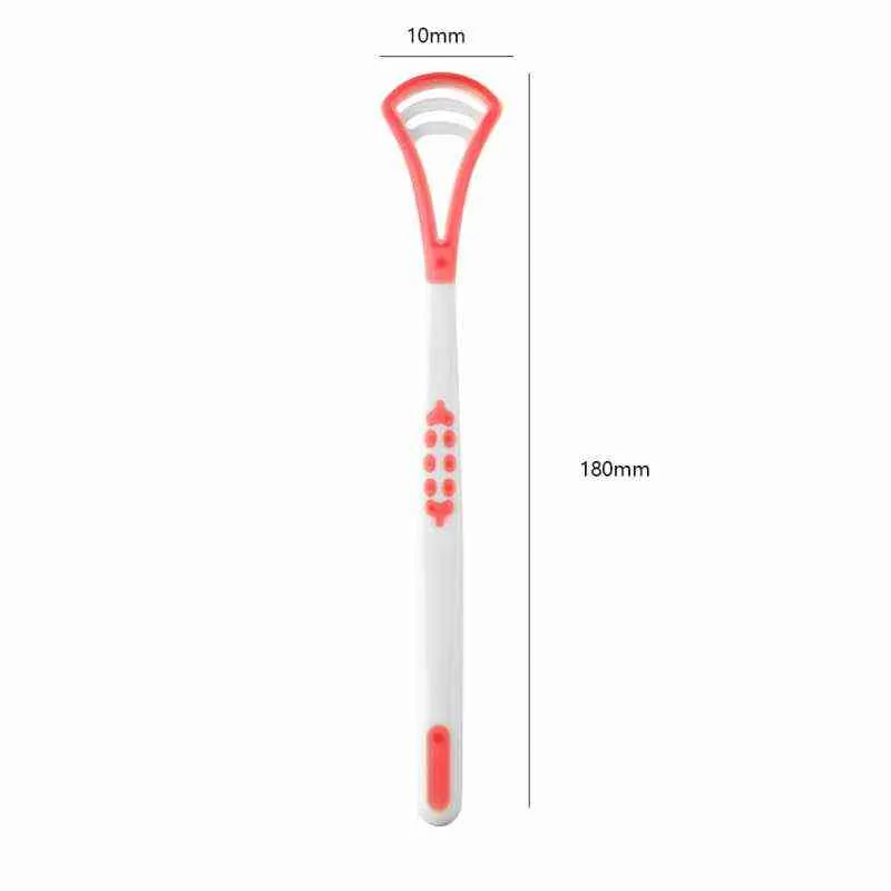 Nettoyant pour grattoir à langue en Silicone enlever le revêtement d'halitose soins bucco-dentaires brosse à gratter pour garder une haleine fraîche 220614