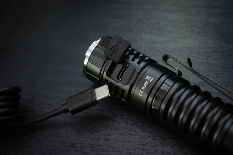 Wurkkos TS21 USB C قابلة للإعادة شحن 21700 مصباح يدوي LED 3SST20 3500LM مع مدي المغناطيس المقاوم للصدأ Anduril 20 عكسي الشحنة 220601