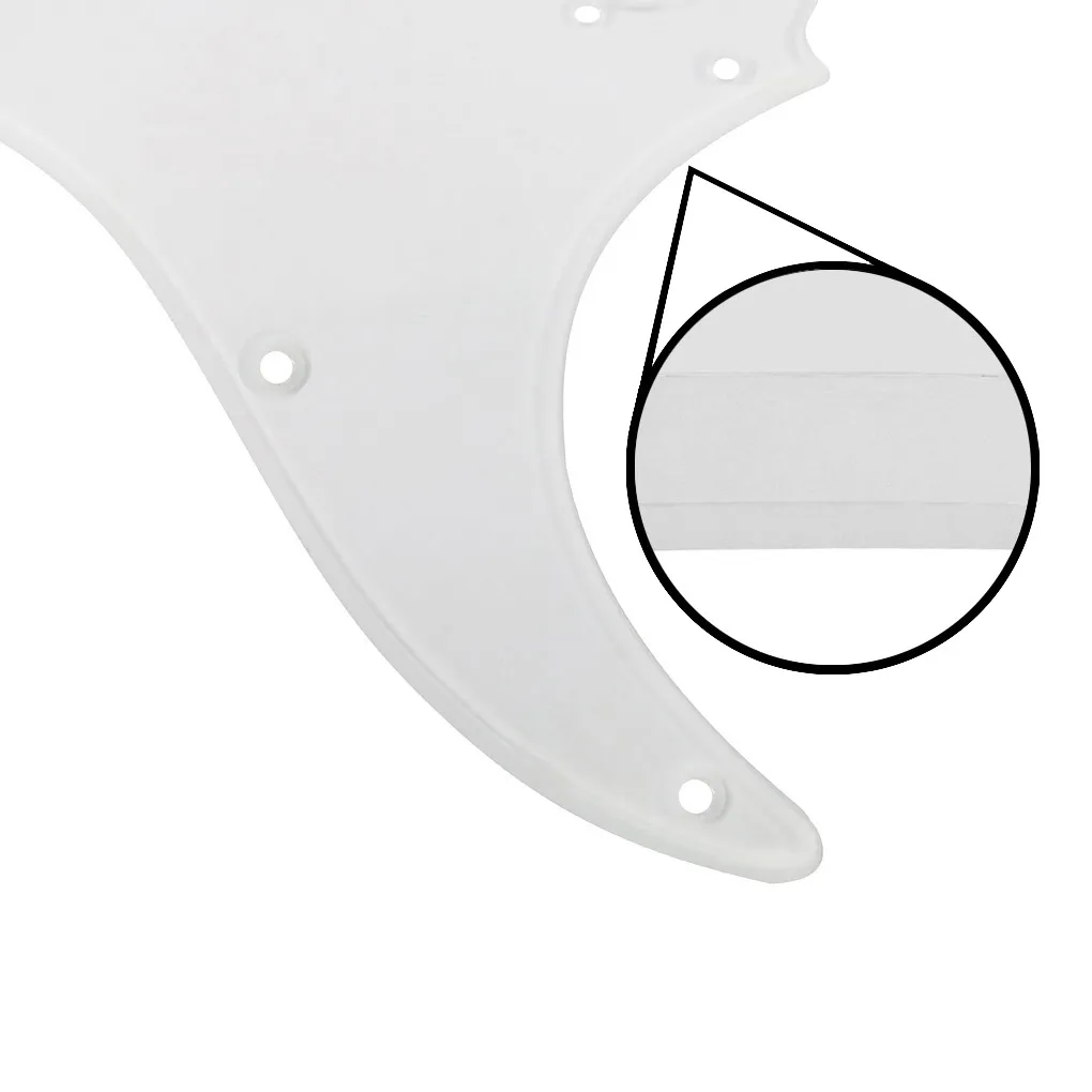 1 Установите 1 -й 11 отверстий SSS Гитарный пикгард прозрачный царапин пластинчатой ​​пластины для электрической гитары