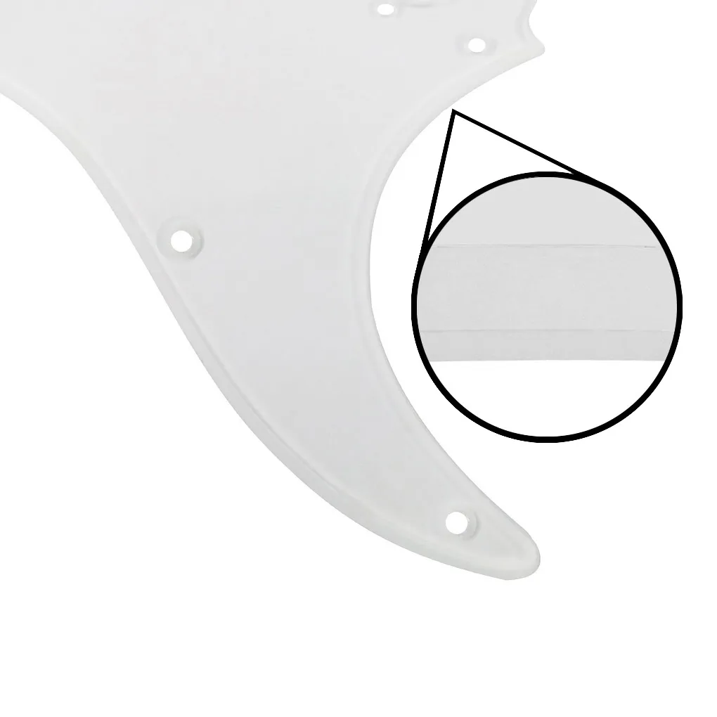 1Ply 11 Holes SSS Guitar Pickguard Transparent Scratch Plate Backplate Screws For Electric Guitar