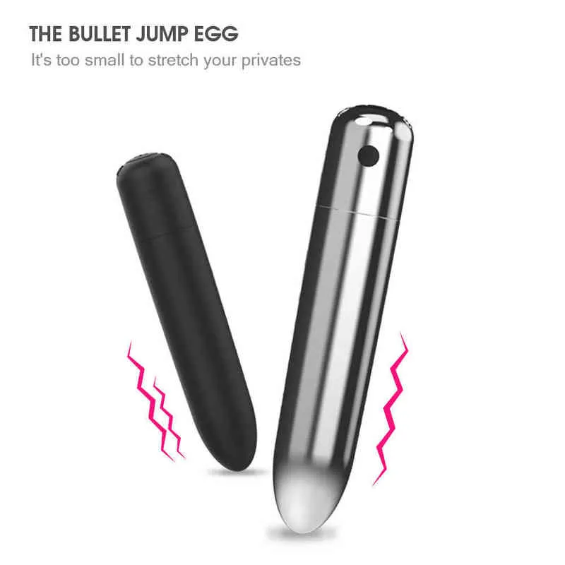 Nxy Eggs Bullets Adult Supplies Charging Bullet Small AV Vibrator Memale Masturbation Egg Jumping220621