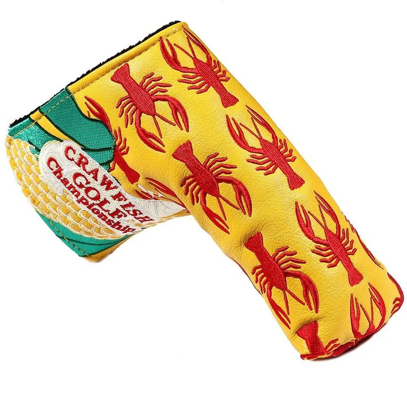 SHABIER Crawfish Golf Putter Cover Headcover para Blade Golf Putter Head Cover 220629