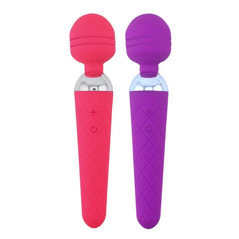 Handheld USB Rechargeable Vibrator 16 Powerful Speed Vibrations Adult sexy Toys for Women Couple U1JD