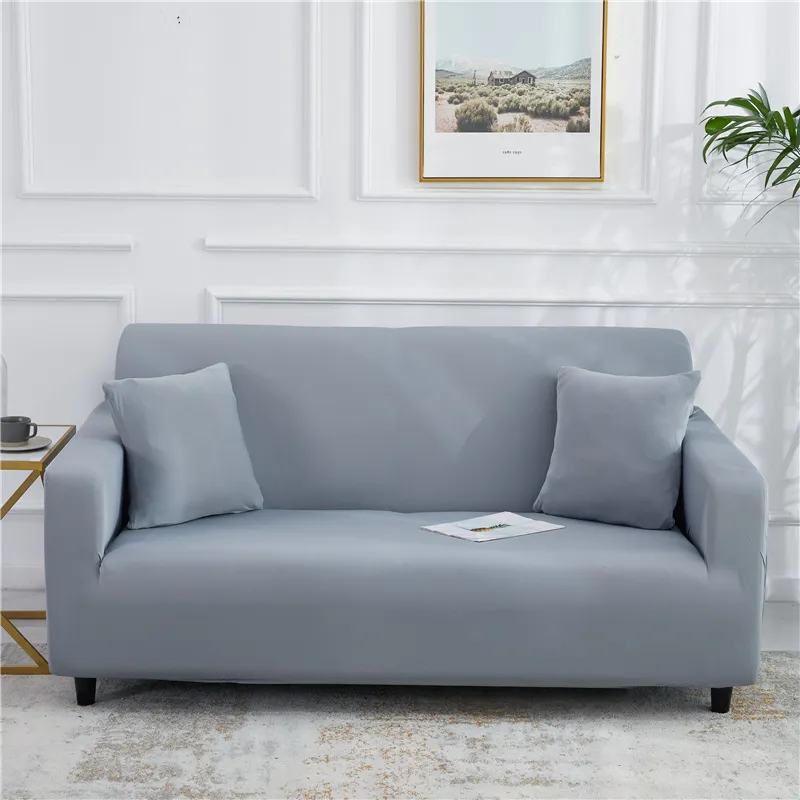copridivano elastico soggiorno tinta unita spandex copridivano angolare divano forma a L bisogno di acquistare 2 pezzi 220513