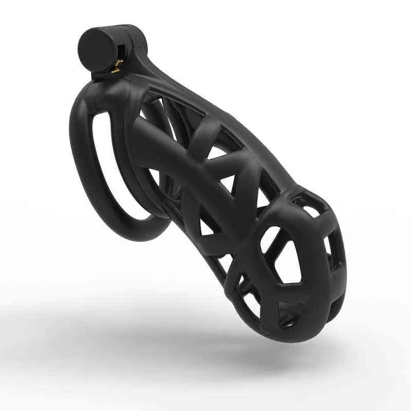 Nxy Cockrings 3d Chastity Cage Penis Ring Bdsm Stretcher Male Masturbators Sexitoys for Men Device Exotic Accessories Sexy Toys 220505