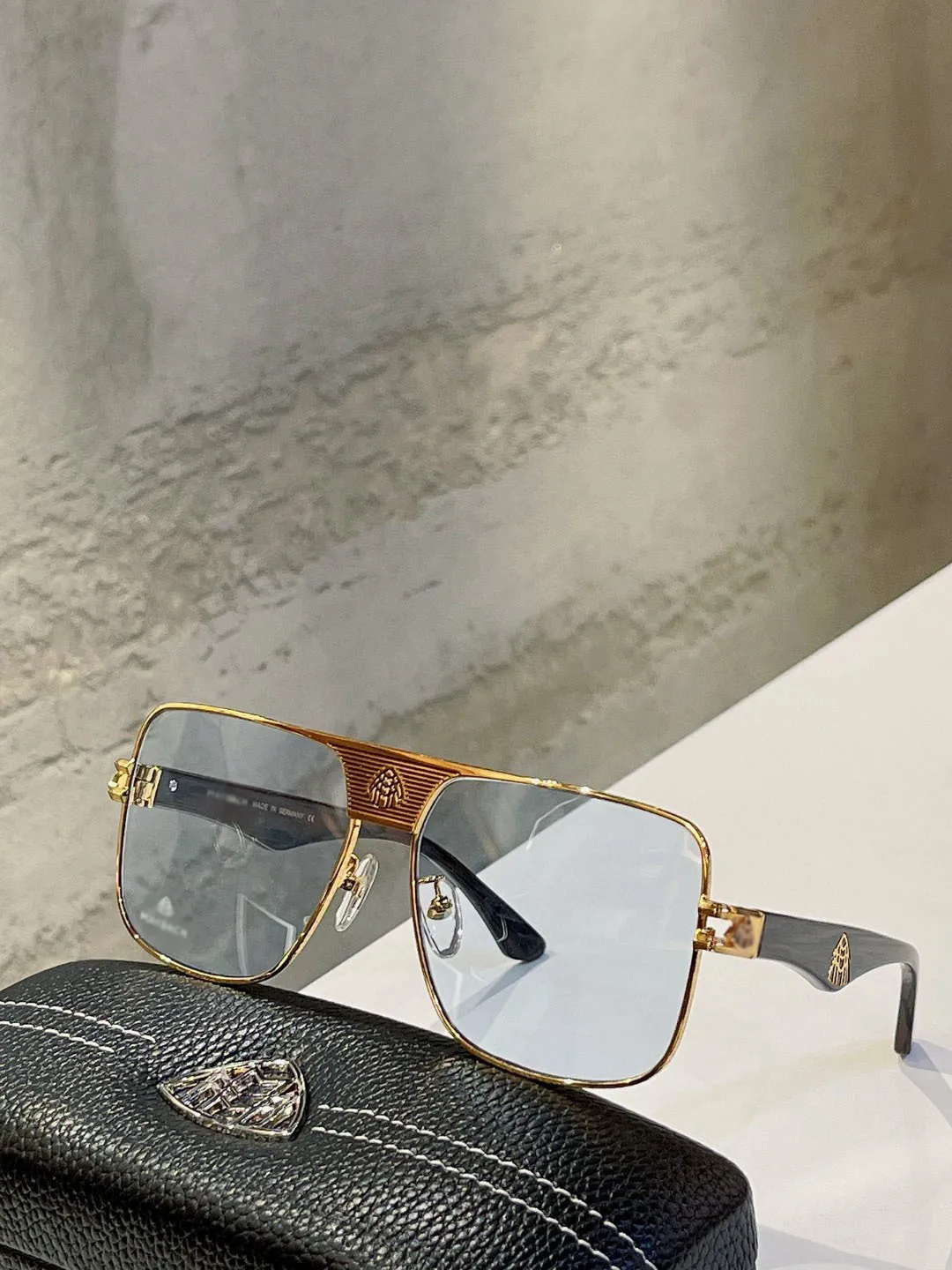 Mayba GPA-AB-Z35 Topp Original Högkvalitativ designer Solglasögon Mens Famous Fashionable Retro Luxury Brand Eyeglass Fashion Desig180V