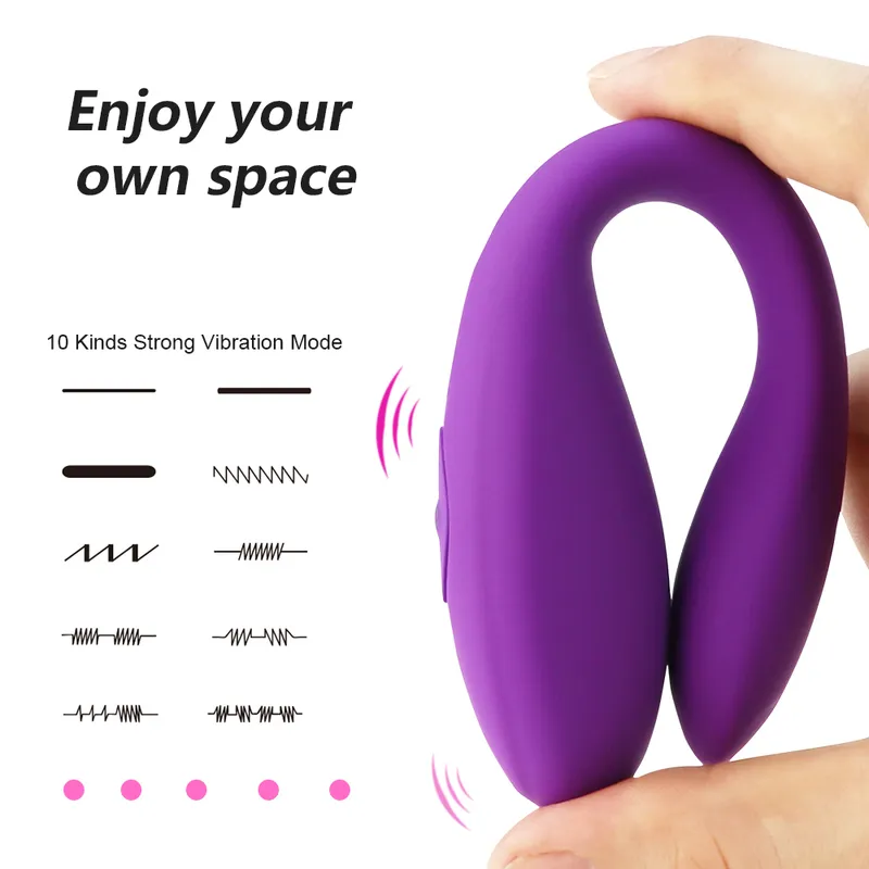 Panties Wireless Remote Control Clit Vibrator Quiet Dual Motor U Shape G Spot Stimulation Sex Toy for Women Couple Play 220329