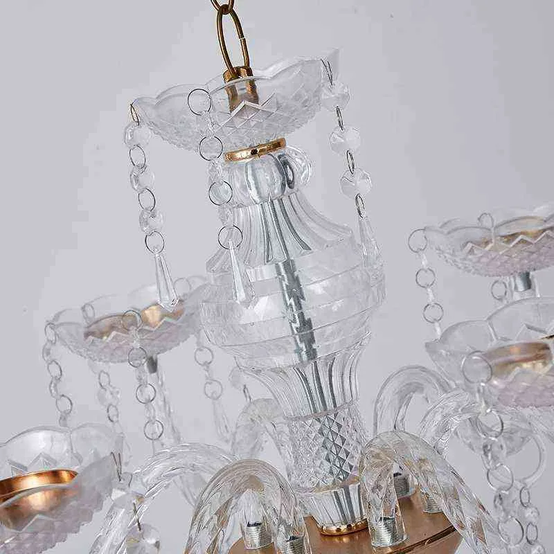 5 pièces candélabres en métal acrylique bougeoirs centres de Table de mariage supports à fleurs Vases route plomb décoration de fête YQ231018